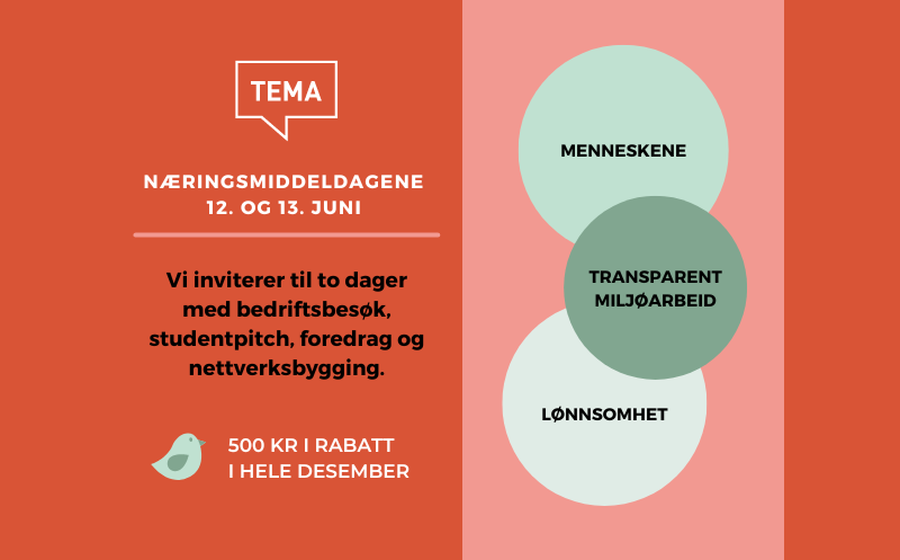 MELD DEG PÅ NÅ - 500 KR I RABATT I HELE DESEMBER