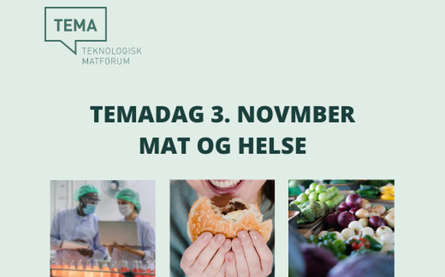 TEMADAG 3. NOVEMBER: MAT OG HELSE